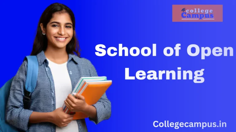 School of Open Learning (SOL) Courses: Empowering India’s Learners