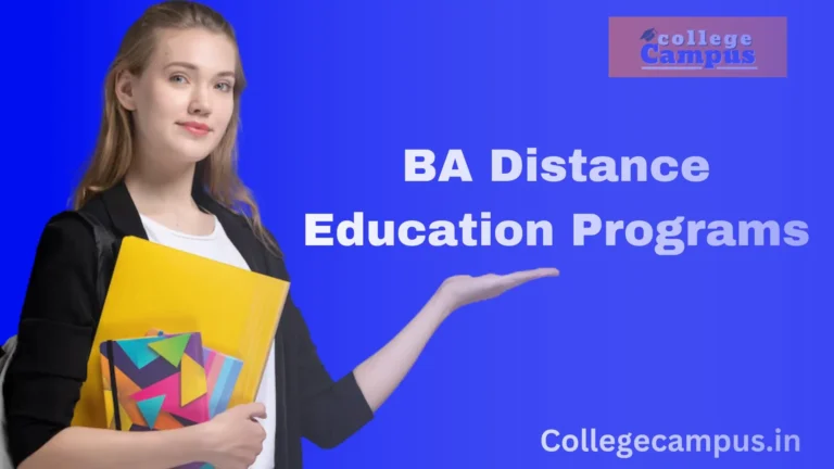 Exploring BA Distance Education Programs in India Flexibility and Accessibility for Learners