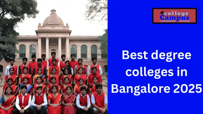 Best degree colleges in Bangalore 2025